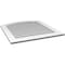 Ekena Millwork Arch Top Surface Mount PVC Gable Vent: Functional, w/ 3-1/2"W x 1"P Standard Frame, 32"W x 34"H GVPAR32X3401SF - alternate 3